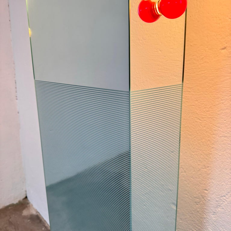 Contemporary "Shibam 2" Totem Mirror by Ettore Sottsass Jr. for Glas Italia