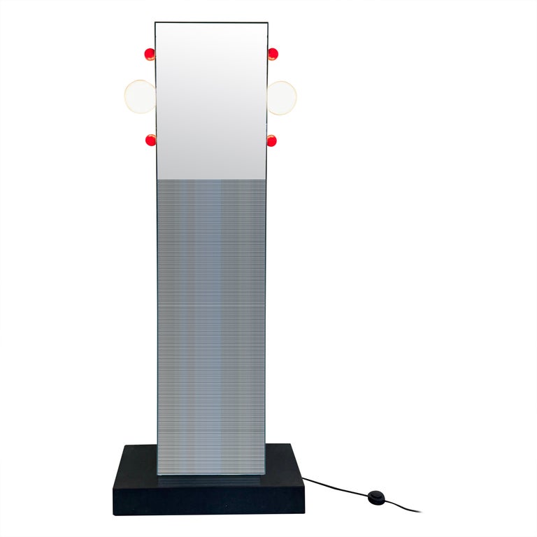 Contemporary "Shibam 2" Totem Mirror by Ettore Sottsass Jr. for Glas Italia