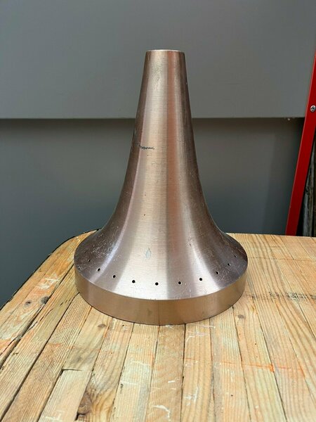 Copper Lamp Shade Pendant Mid Century
