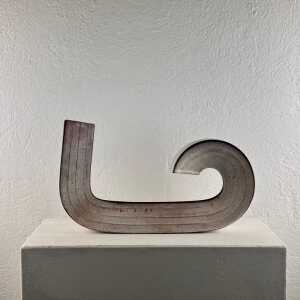 "Cornovaso" Modern Ceramic Industrial Vase by Alessio Tasca, 1970s