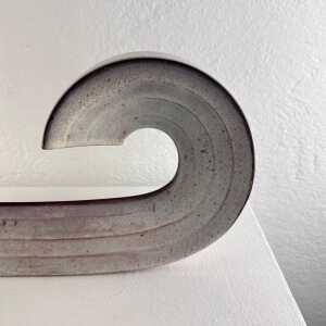 "Cornovaso" Modern Ceramic Industrial Vase by Alessio Tasca, 1970s