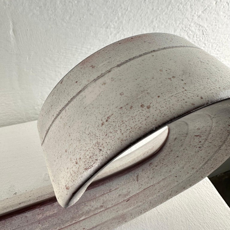 "Cornovaso" Modern Ceramic Industrial Vase by Alessio Tasca, 1970s
