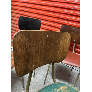 Danish Stacking Chair By Niels Larsen Suit Cafe / Bar / Midcentury 9 Available