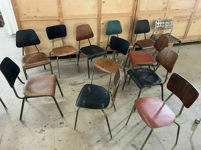 Danish Stacking Chair Suit Cafe / Bar / Tv Prop Midcentury 17 Available