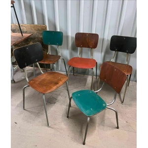 Danish Stacking Chair Suit Cafe / Bar / Tv Prop Midcentury 9 Available