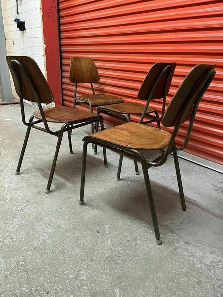 Danish Stacking Chair Suit Cafe / Bar / Tv Prop Midcentury Eight Available