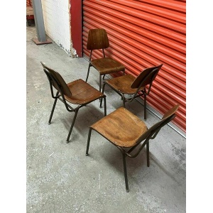 Danish Stacking Chair Suit Cafe / Bar / Tv Prop Midcentury Eight Available