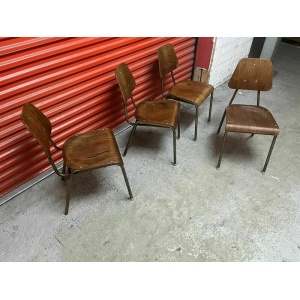 Danish Stacking Chair Suit Cafe / Bar / Tv Prop Midcentury Eight Available