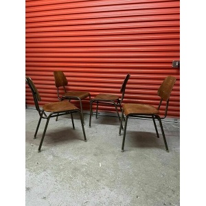 Danish Stacking Chair Suit Cafe / Bar / Tv Prop Midcentury Eight Available