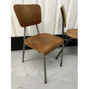 Danish Stacking Chair Suit Cafe / Bar / Tv Prop Midcentury Set Of Four