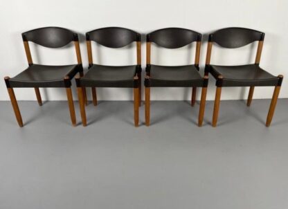 Dining Chairs Strax by Hartmut Lohmeyer For Casala , Germany 1970s, Set of Four