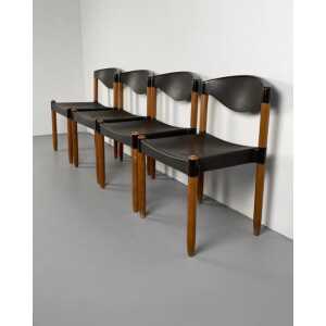 Dining Chairs Strax by Hartmut Lohmeyer For Casala , Germany 1970s, Set of Four