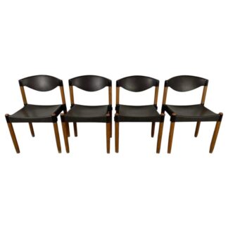 Dining Chairs Strax by Hartmut Lohmeyer For Casala , Germany 1970s, Set of Four