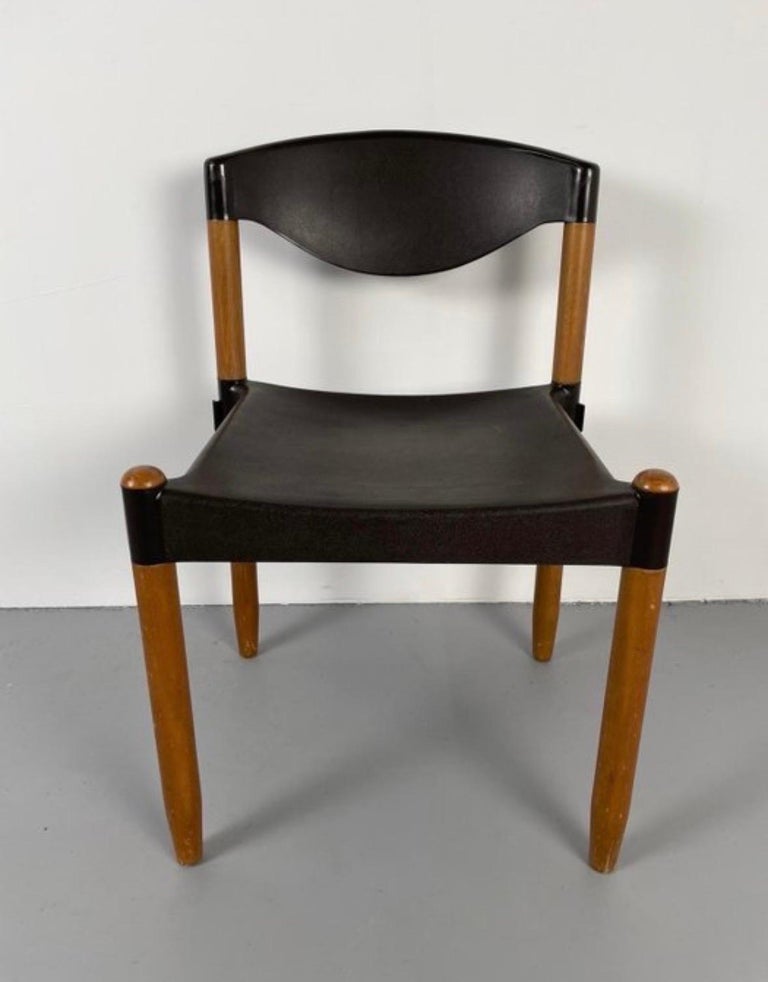Dining Chairs Strax by Hartmut Lohmeyer For Casala , Germany 1970s, Set of Four