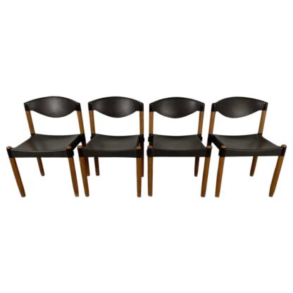 Dining Chairs Strax by Hartmut Lohmeyer For Casala , Germany 1970s, Set of Four