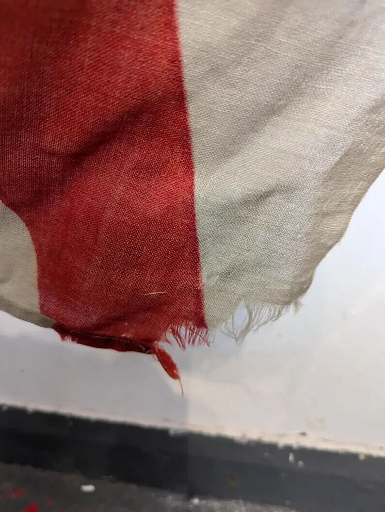 Early 20th Century Colossal WW1 Union Jack Flag on Linen. Antique/Vintage/UK