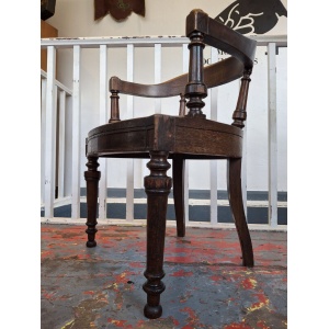 Early 20th Century Oak Office Or Desk/Tub Armchair. Vintage/Antique/Interiors