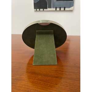 Elegant Gabriella Crespi Circular Photo Frame, Italy, 1970s