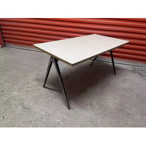 Esavian 1950s School Desk Grey Formica