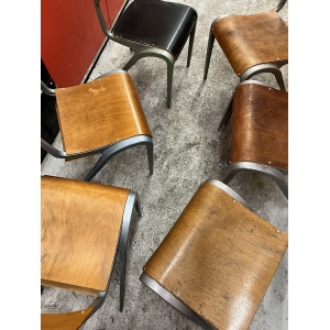Esavian School Type Chairs Alloy / Ply