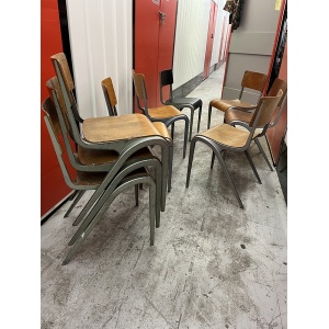 Esavian School Type Chairs Alloy / Ply