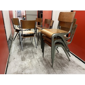 Esavian School Type Chairs Alloy / Ply