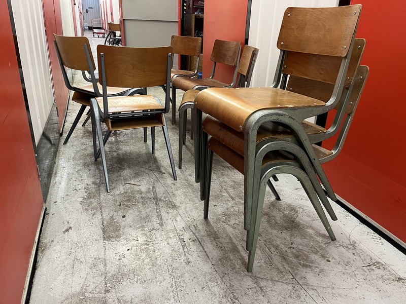 Esavian School Type Chairs Alloy / Ply
