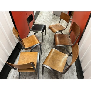 Esavian School Type Chairs Alloy / Ply