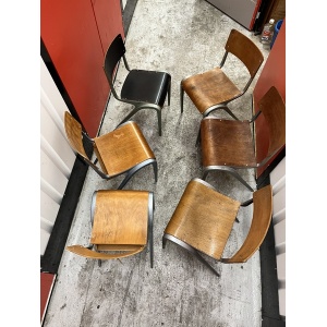 Esavian School Type Chairs Alloy / Ply