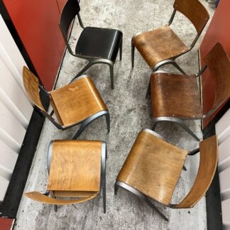 Esavian School Type Chairs Alloy / Ply