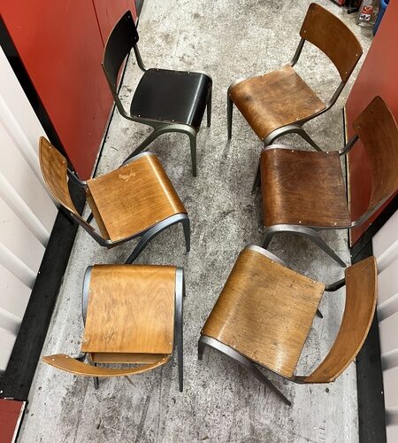 Esavian School Type Chairs Alloy / Ply