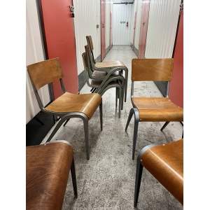 Esavian School Type Chairs Alloy / Ply