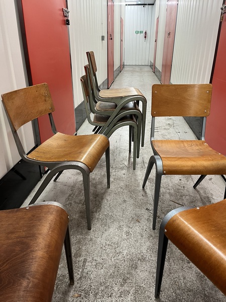 Esavian School Type Chairs Alloy / Ply