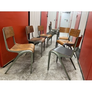 Esavian School Type Chairs Alloy / Ply