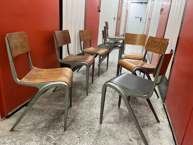 Esavian School Type Chairs Alloy / Ply