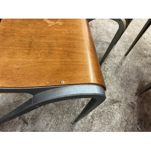 Esavian School Type Chairs Alloy / Ply