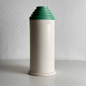 Ettore Sottsass "Scalino Gradino" Vase for Bitossi, 1958, Signed, 1980s prod.