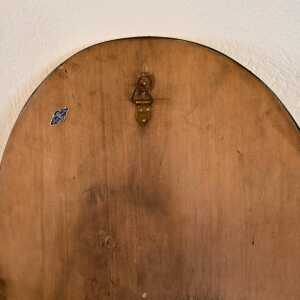 Exquisite 1950s Italian Brass Mirror in the Style of Gio Ponti