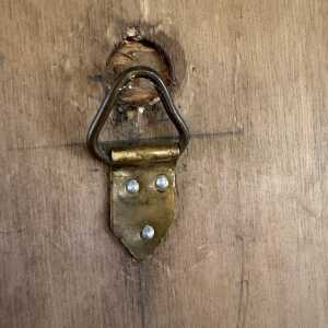 Exquisite 1950s Italian Brass Mirror in the Style of Gio Ponti