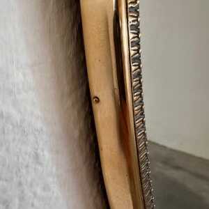 Exquisite 1950s Italian Brass Mirror in the Style of Gio Ponti