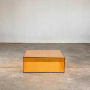 Exquisite "Donald" Stained Glass Coffee Table by Philippe Starck for Glas Italia