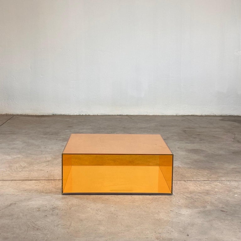 Exquisite "Donald" Stained Glass Coffee Table by Philippe Starck for Glas Italia