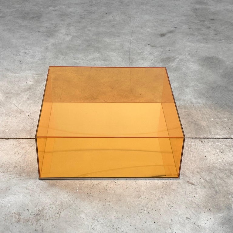 Exquisite "Donald" Stained Glass Coffee Table by Philippe Starck for Glas Italia