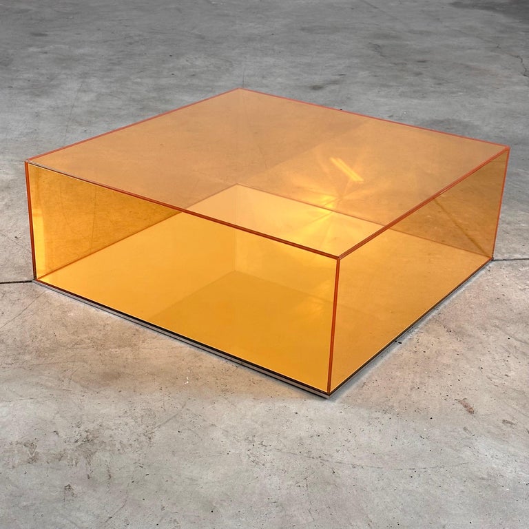 Exquisite "Donald" Stained Glass Coffee Table by Philippe Starck for Glas Italia