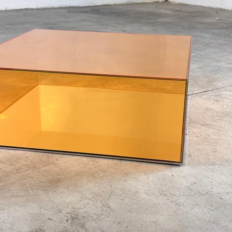 Exquisite "Donald" Stained Glass Coffee Table by Philippe Starck for Glas Italia