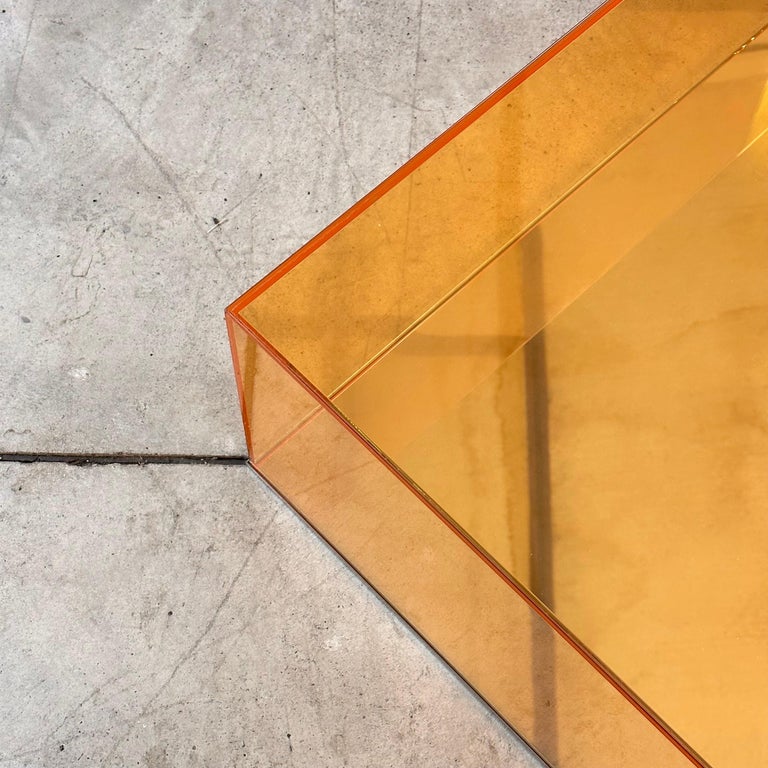 Exquisite "Donald" Stained Glass Coffee Table by Philippe Starck for Glas Italia