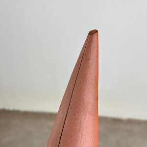 Exquisite Hand-Painted Ceramic Decorative Cones by Giancarlo Scapin, 1970s