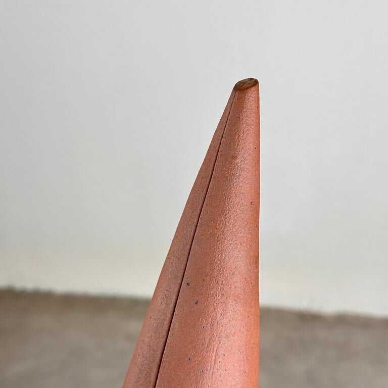 Exquisite Hand-Painted Ceramic Decorative Cones by Giancarlo Scapin, 1970s