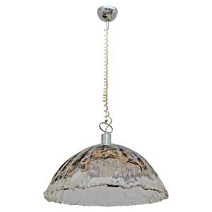 Attributed to AV Mazzega Mid-Century Modern Italian Murano Glass Pendant, 1970s