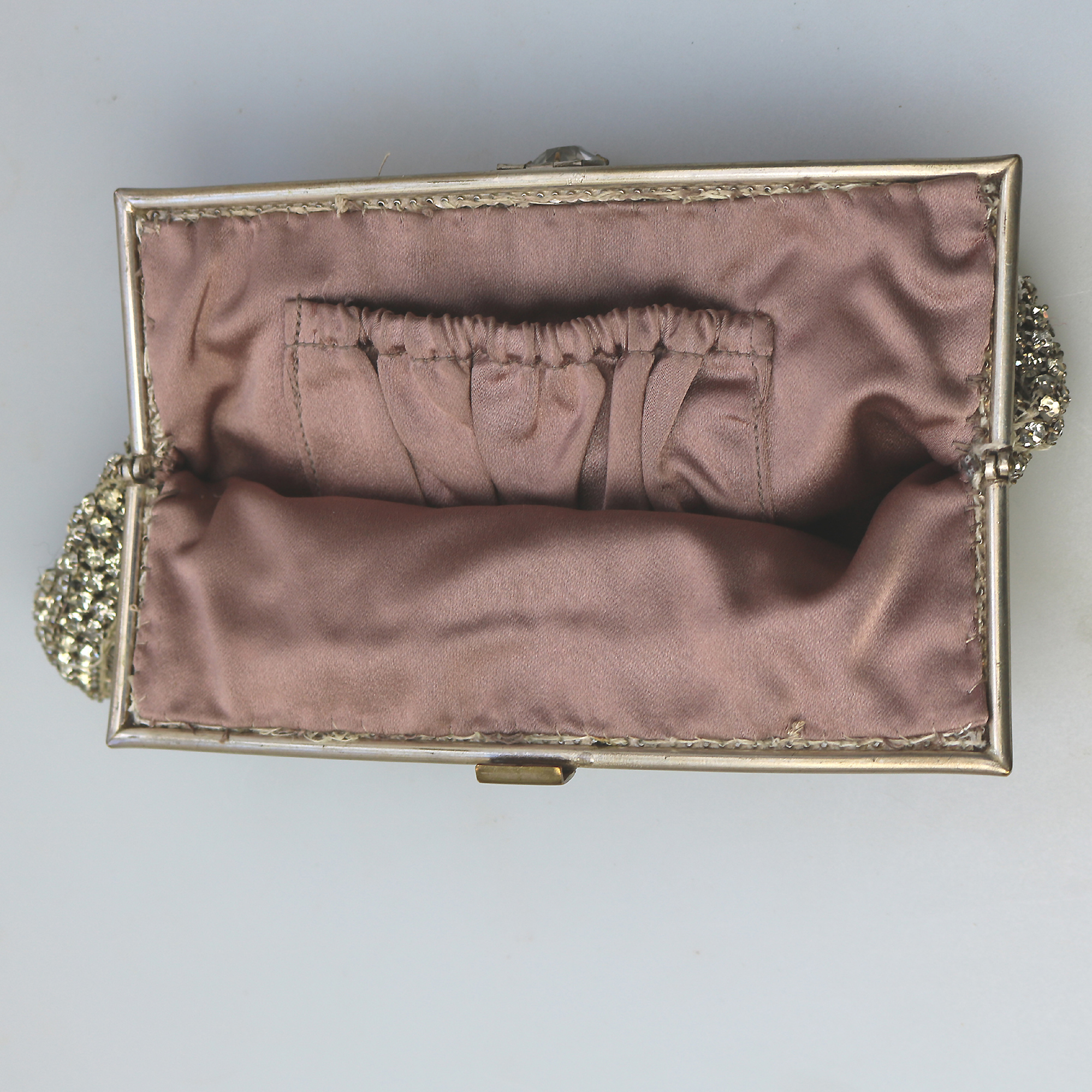 A good antique Art Deco paste glass Evening Cocktail Flapper Bag C.early 20thC
